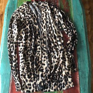 Leopard Cardigan Small